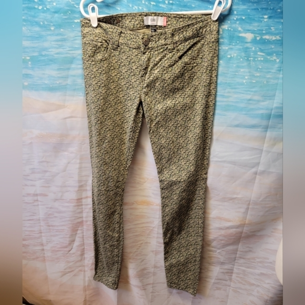 Cabi Jeans Floral‎ Skinny jean Size 4
